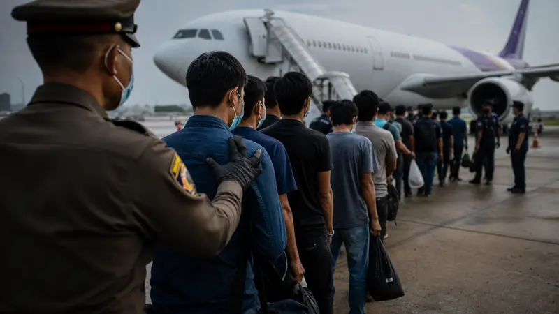 Laos Patahkan Operasi Perjudian Ilegal, Kembalikan 41 Warga Thailand